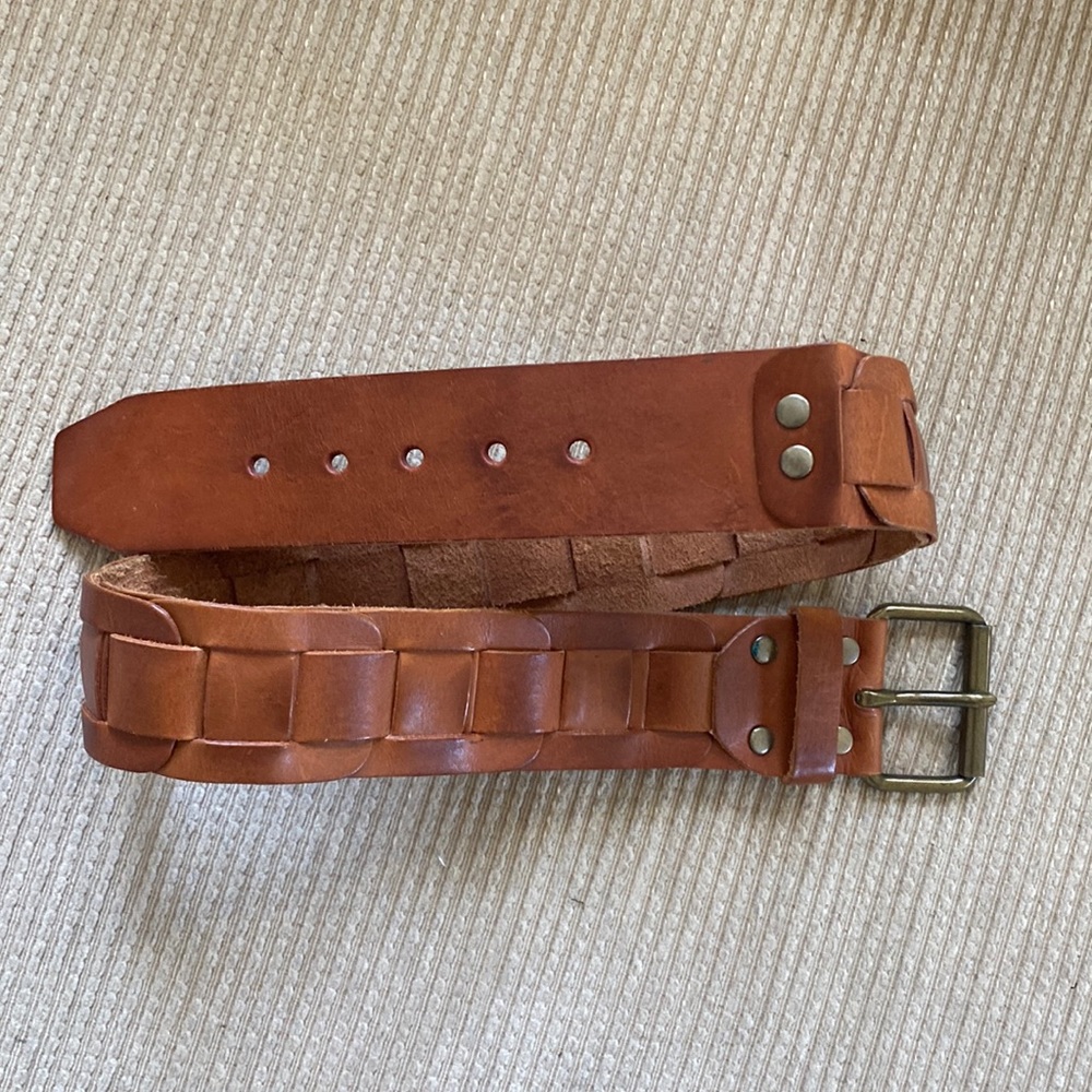 Genuine leather belt